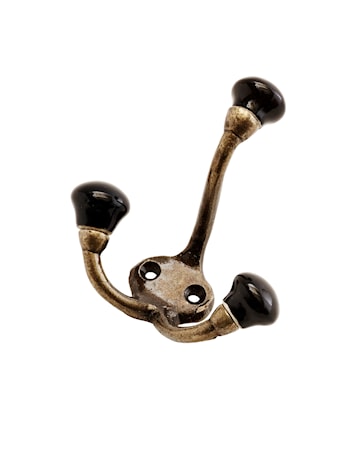Krok 8 cm Svart/mässing