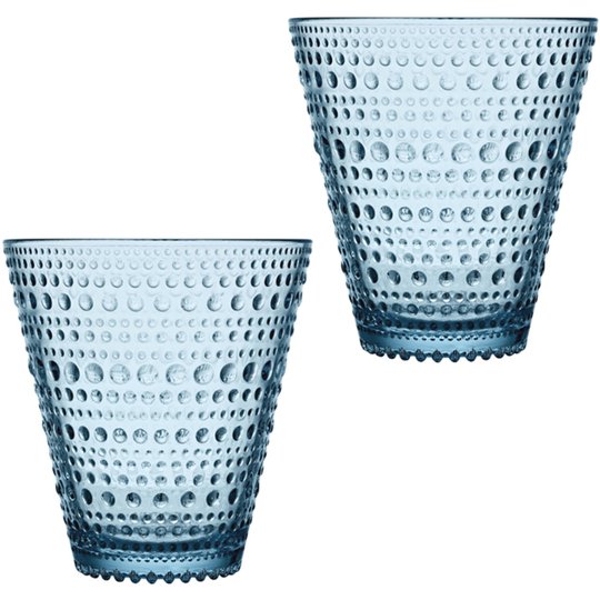 Iittala Kastehelmi Dricksglas 30cl Ljusblå 2-pack