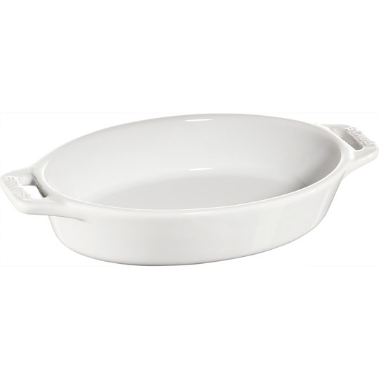 Staub Oval Form 17 cm, Vit