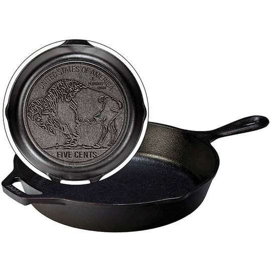 Lodge Stekpanna med Buffalo Nickel