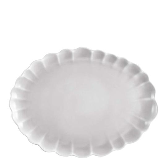 Table Top Stories - Lotus Fat 41cm OffWhite