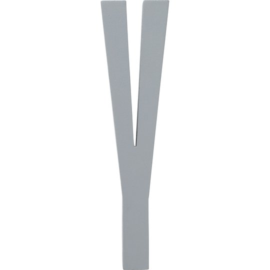 Design Letters Grå Bokstav i Trä, Y