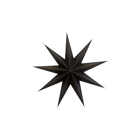 Stjärna, 9 Point, Brun