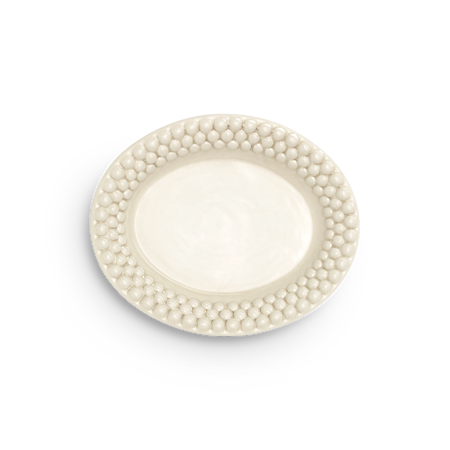 Bubbles Oval Tallrik Sand 20 cm