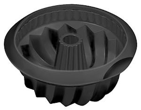 Sockerkaksform i Silikon Svart 22 cm