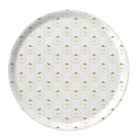Citronelles - Apple Bricka Rund 38 cm Grön