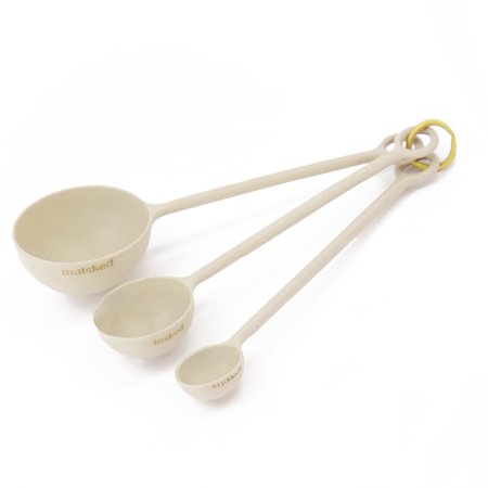 Måttsats Metall Beige