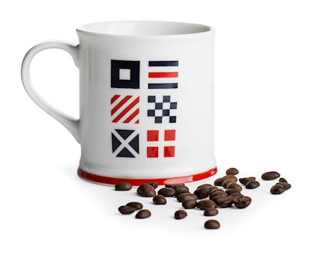 Nautic mugg röd