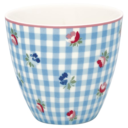 Viola Latte Cup Check Pale Blue