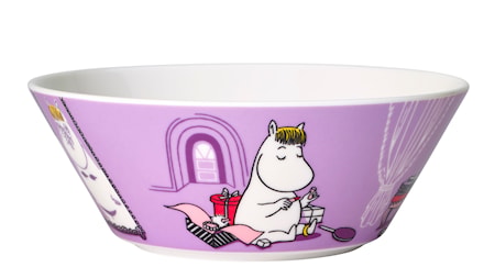 Mumin skål 15 cm Snorkfröken lila