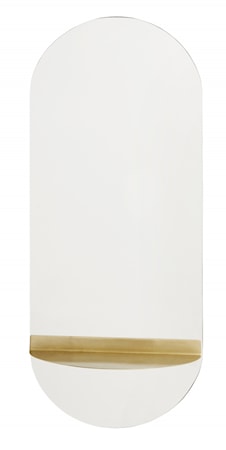 Spegel Oval Brass