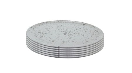 Raw Middagstallrik Nordic Grey 6 st 28cm