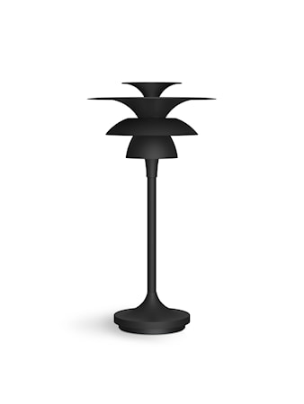 Picasso Bordslampa Mattsvart LED 18x35 cm