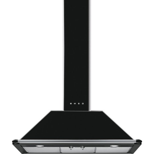 Smeg 90 cm Victoria Vägghängd Fläkt, Svart