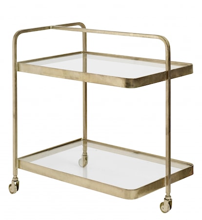 Trolley mässing serveringsbord