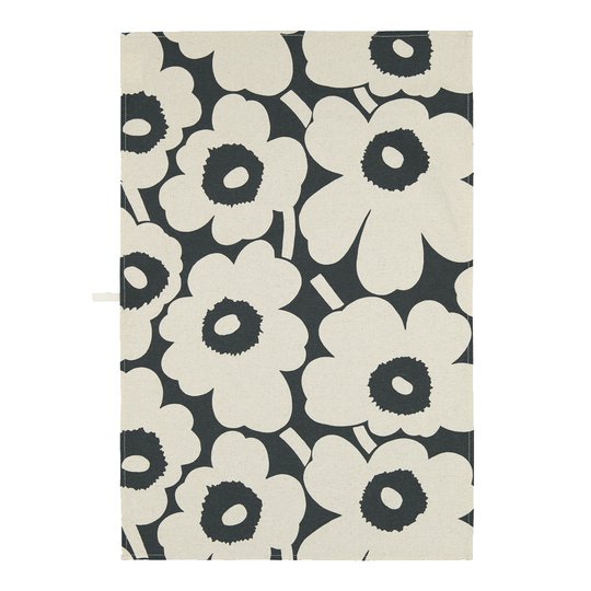 Marimekko - Unikko Handduk 47x70 cm Grön/Vit