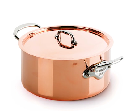 M'150s gryta med lock koppar/s