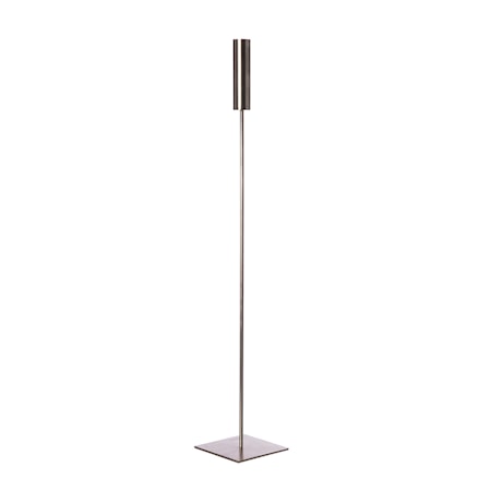 Ljusstake borstad aluminium 60 cm