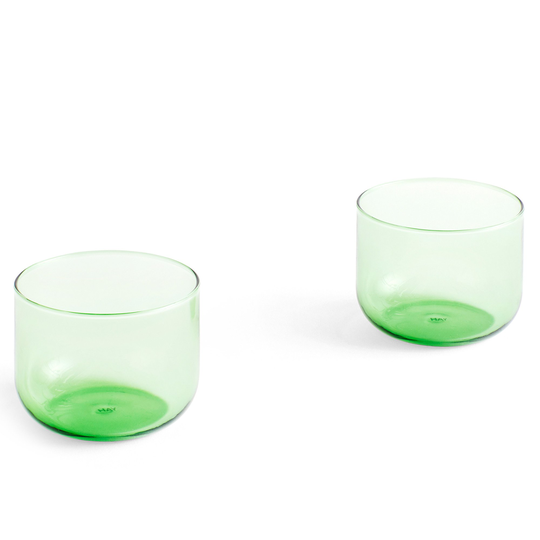 HAY Tint glas 2-pack, 20 cl, grön