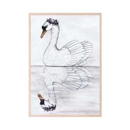 Poster Swan Reflection 30x40cm