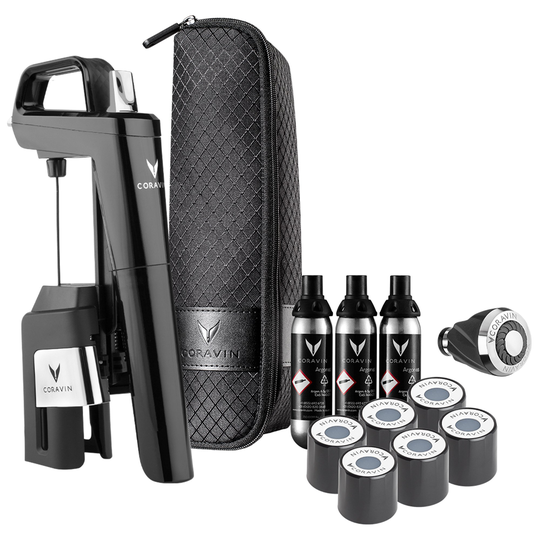 Coravin Timeless Six+ vinsystem, piano black