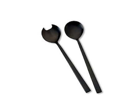 Salladsbestick svart satin