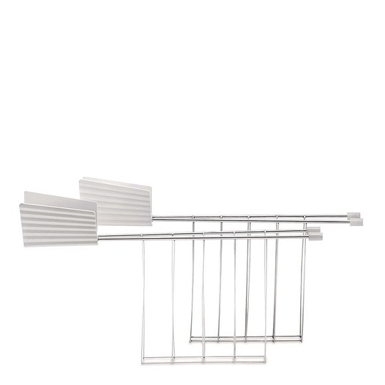 Alessi - Plissé Toastgaller Vit