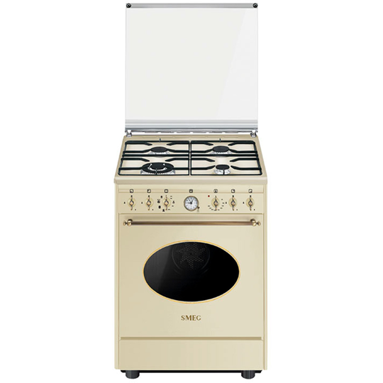 Smeg CO68GMA8 Colonial gasspis, 60 cm, creme
