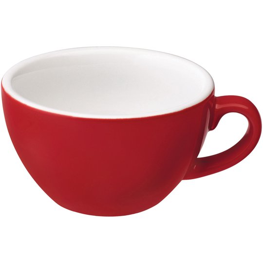 Loveramics Egg Flat White kaffekopp 150 ml., 6 st., Red