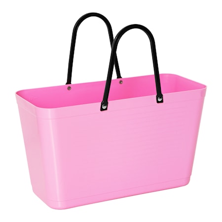 Väska Stor Green Plastic Rosa