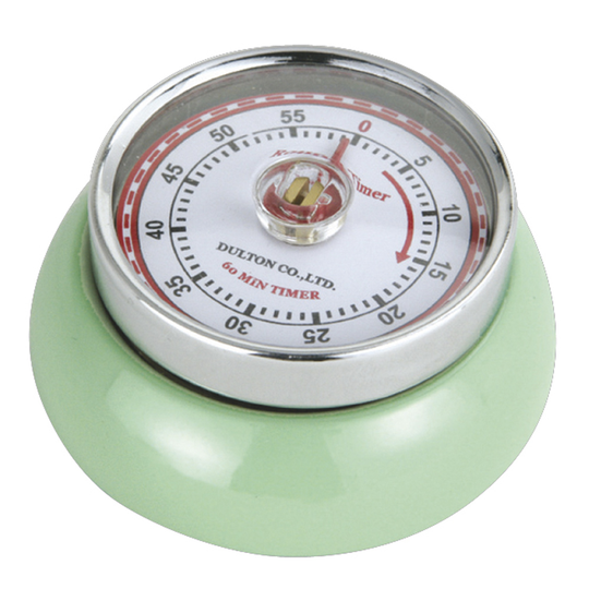 Zassenhaus - Retro Collection Timer med magnet Ljusgrön