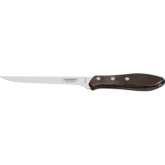 Tramontina Urbeningskniv 15 cm Blister Mörkbrunt Handtag