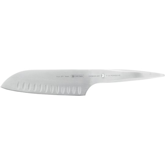 Chroma type 301 Design by F. A. Porsche Japansk Kockkniv med Lufthål P21 -18 cm
