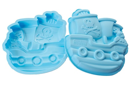 SFT335 Pirates Boat Silikonform 24,5x23x4cm