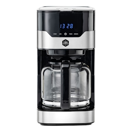Timer Aroma Kaffebryggare Svart/Rostfritt