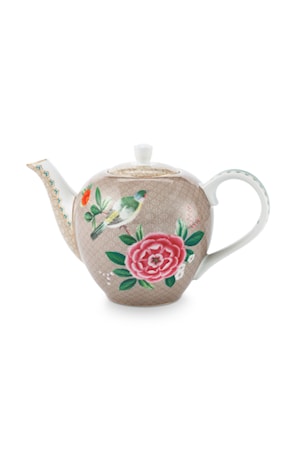 Tea Pot Small Blushing Birds Khaki 750ml