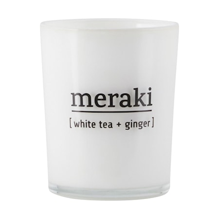 Doftljus White tea & ginger 7 cm