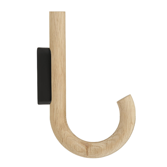 Gejst - Hook Krok Ek 20 cm Ek/Svart
