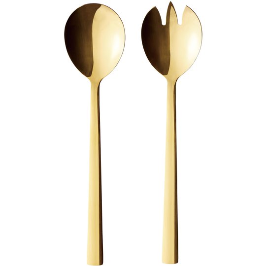 Aida RAW salladsbestick guld 2 delar
