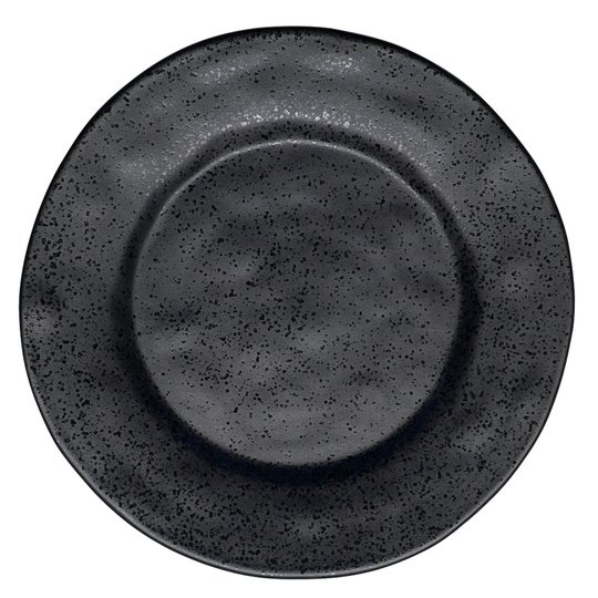 Table Top Stories - Mist Tallrik flat 27 cm Svart
