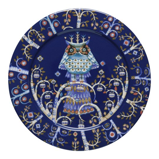 Iittala - Taika Tallrik flat 27 cm Blå