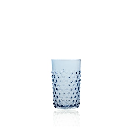 Hobnail Glas Blue smoke