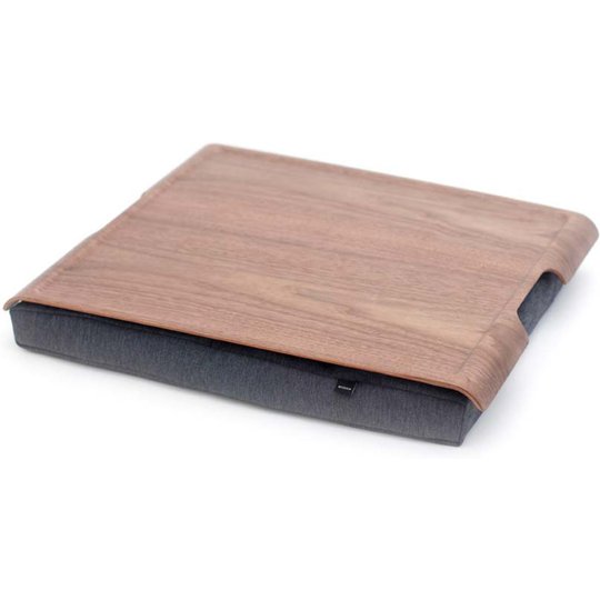 Bosign Laptray Anti-Slip Knäbricka Valnöt/Grå