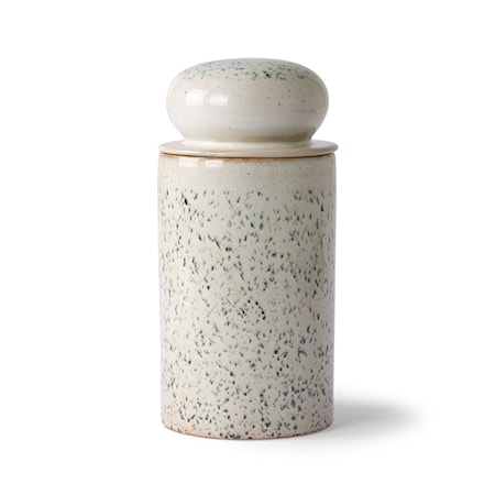 Ceramic 70's Förvaringsburk Hail