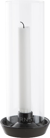 Ljusstake Stengods med glas