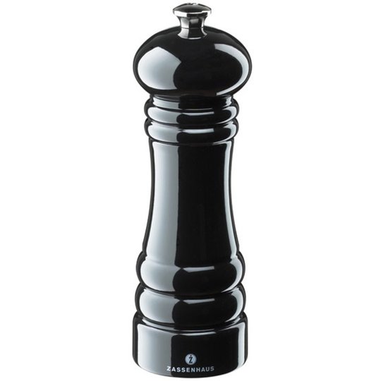 Zassenhaus Berlin Saltkvarn 18 cm Svart Blank