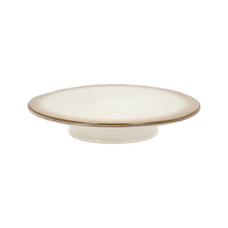 Tårtfat på fot D30 x H5,5 cm Gräddvit BITZ