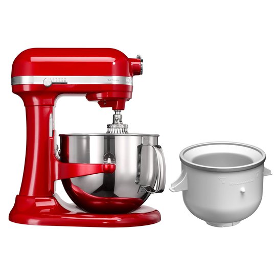 KitchenAid Artisan XL 7580EER köksmaskin + glassmaskin, röd