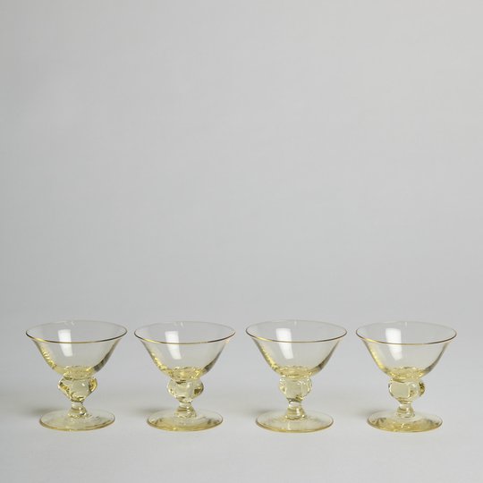 Skrufs Glasbruk - Glas "Gulli" 4 st