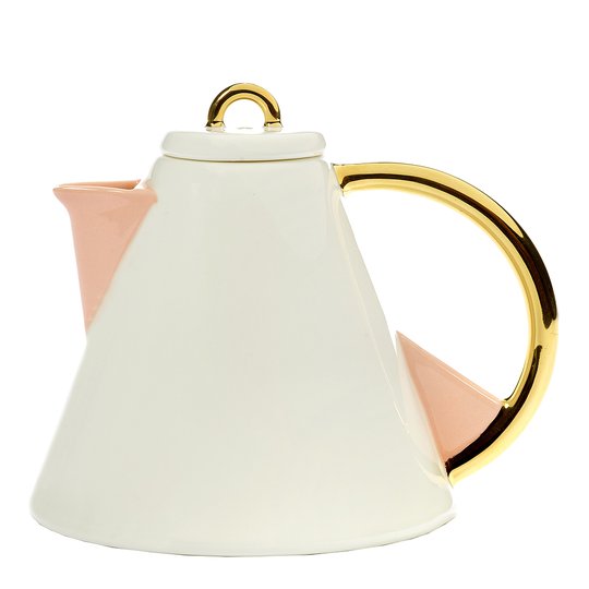 Serax - Serax Desirée Tekanna 15,5 cm Vit/Guld